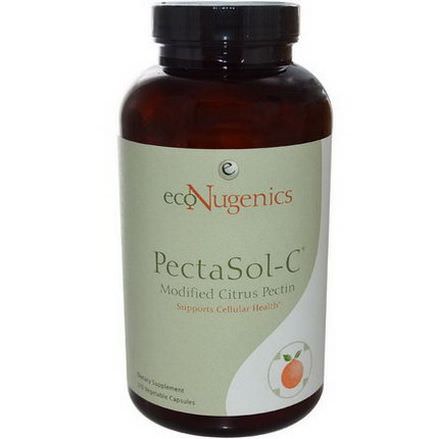 Econugenics, PectaSol-C, Modified Citrus Pectin, 270 Veggie Caps