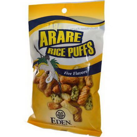 Eden Foods, Arare Rice Puffs, Five Flavors 70g