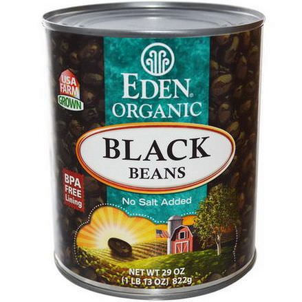 Eden Foods, Organic, Black Beans 822g