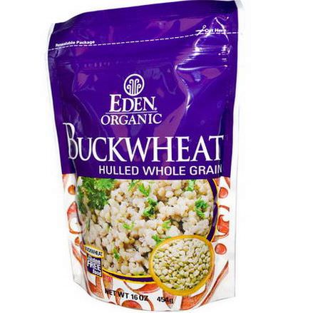Eden Foods, Organic, Buckwheat, Hulled Whole Grain 454g