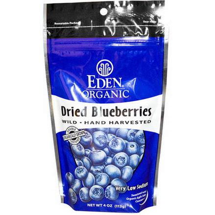 Eden Foods, Organic, Dried Blueberries 113g