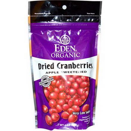 Eden Foods, Organic Dried Cranberries 113g