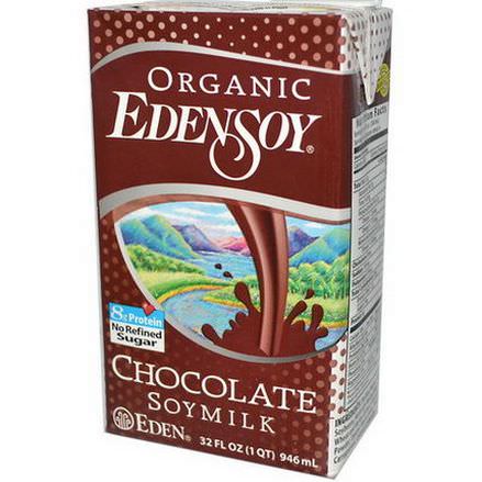 Eden Foods, Organic EdenSoy, Chocolate Soymilk 946ml