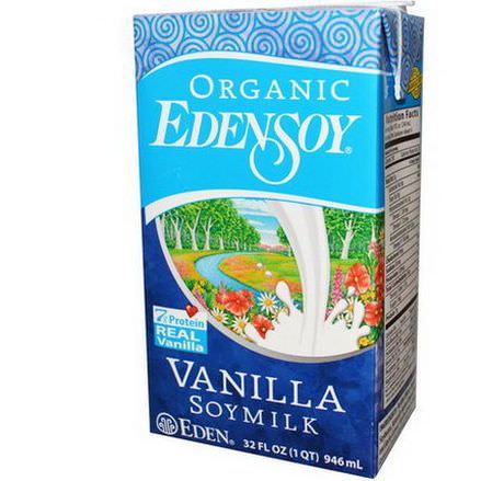 Eden Foods, Organic EdenSoy, Vanilla Soymilk 946ml