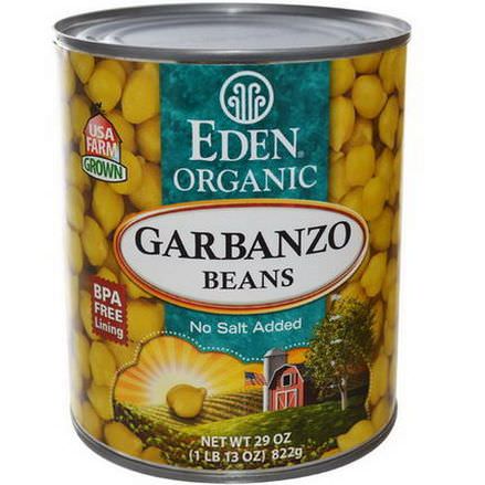 Eden Foods, Organic, Garbanzo Beans 822g