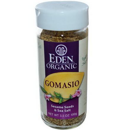 Eden Foods, Organic, Gomasio, Sesame Seeds&Sea Salt 100g