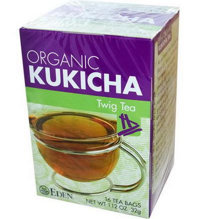 Eden Foods, Organic, Kukicha Twig Tea, 16 Tea Bags 32g