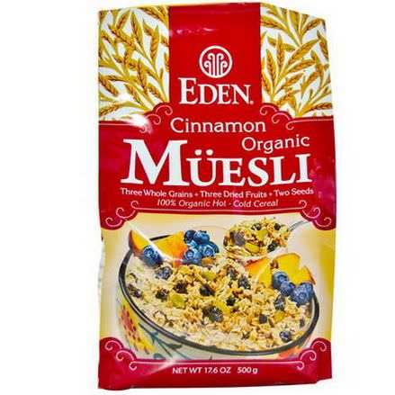 Eden Foods, Organic Muesli, Cinnamon 500g