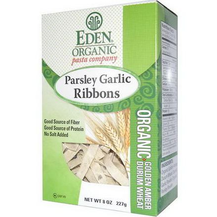 Eden Foods, Organic Pasta Company, Parsley Garlic Ribbons 227g