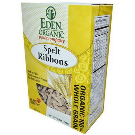 Eden Foods, Organic Pasta Company, Spelt Ribbons 227g