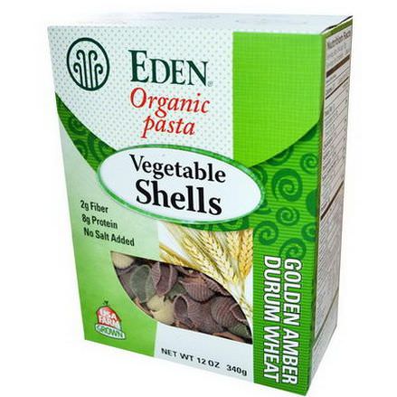 Eden Foods, Organic Pasta, Vegetable Shells 340g