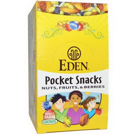 Eden Foods, Organic, Pocket Snacks, Spicy Pumpkin Dry Roasted Seeds, 12 Packages 28.3g Each
