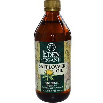 Eden Foods, Organic Safflower Oil, Unrefined 473ml