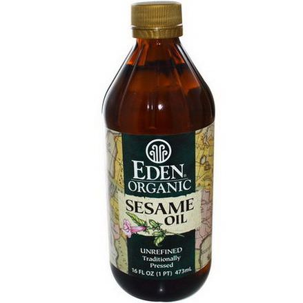 Eden Foods, Organic Sesame Oil, Unrefined 473ml