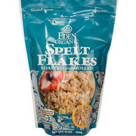 Eden Foods, Organic Spelt Flakes, Roasted&Rolled 454g