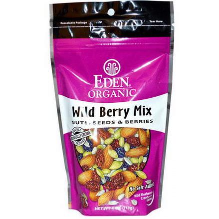 Eden Foods, Organic, Wild Berry Mix, Nuts, Seeds&Berries 113g
