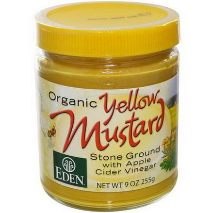 Eden Foods, Organic Yellow Mustard 255g