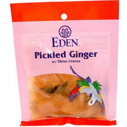 Eden Foods, Pickled Ginger with Shiso Leaves 60g