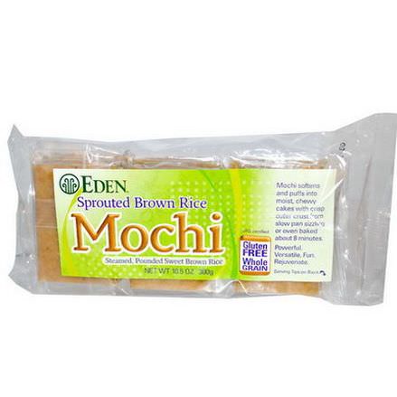 Eden Foods, Sprouted Brown Rice, Mochi 300g