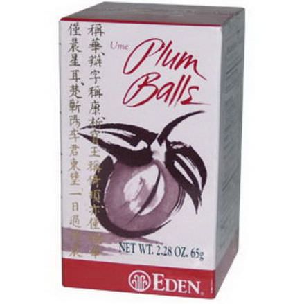 Eden Foods, Ume Plum Balls 65g