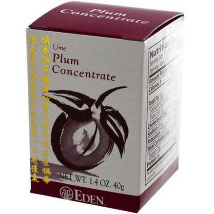 Eden Foods, Ume Plum Concentrate 40g