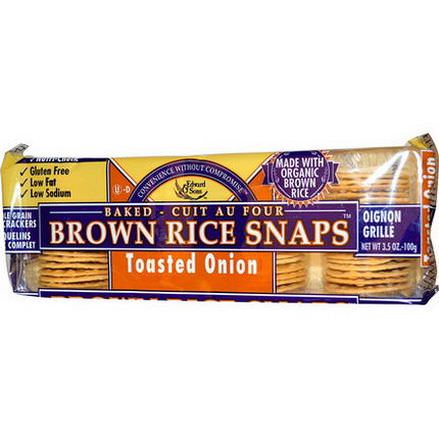 Edward&Sons, Baked Brown Rice Snaps, Toasted Onion 100g