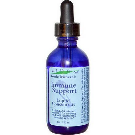Eidon Mineral Supplements, Immune Support, Liquid Concentrate 60ml