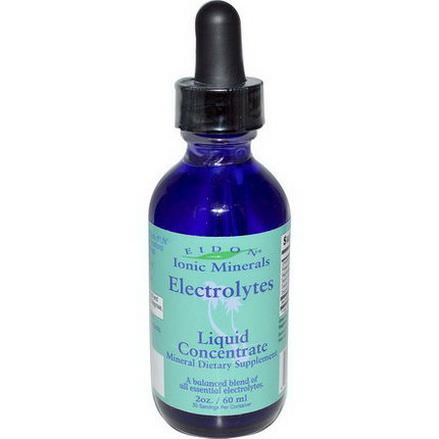 Eidon Mineral Supplements, Ionic Minerals, Electrolytes, Liquid Concentrate 60ml