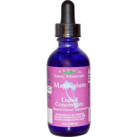 Eidon Mineral Supplements, Magnesium, Liquid Concentrate 60ml