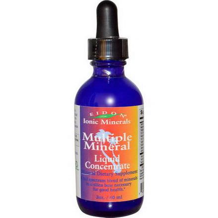 Eidon Mineral Supplements, Multiple Mineral, Liquid Concentrate 60ml