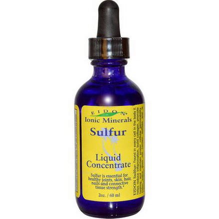 Eidon Mineral Supplements, Sulfur, Liquid Concentrate 60ml