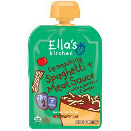 Ella's Kitchen, Lip Smacking Spaghetti Meat Sauce with a Sprinkle of Cheese, Stage 2 127g