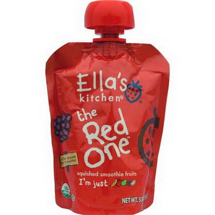 Ella's Kitchen, The Red One, Squished Smoothie Fruits 85g