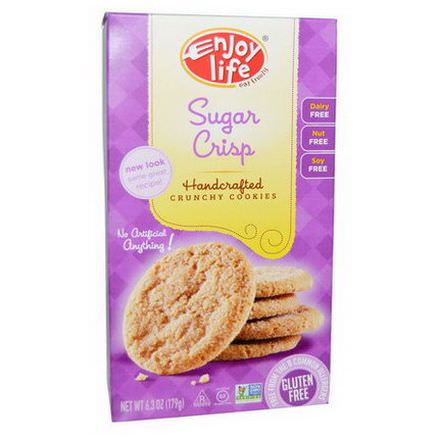 Enjoy Life Foods, Handcrafted Crunchy Cookies, Sugar Crisp 179g