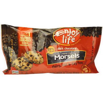 Enjoy Life Foods, Regular Size Morsels, Dark Chocolate 255g