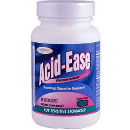 Enzymatic Therapy, Acid-Ease, Digestion Formula, 90 Veggie Caps
