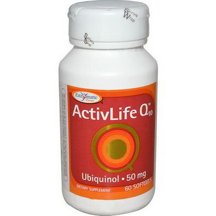 Enzymatic Therapy, ActivLife Q10, 50mg, 60 Softgels