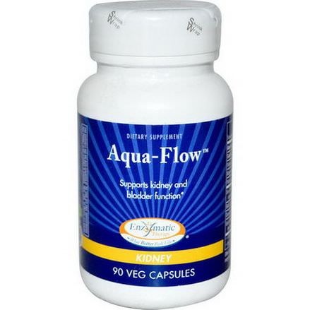 Enzymatic Therapy, Aqua-Flow, Kidney, 90 Veggie Caps