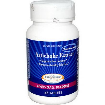 Enzymatic Therapy, Artichoke Extract, Liver/Gall Bladder, 45 Tablets