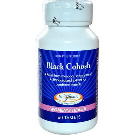 Enzymatic Therapy, Black Cohosh, Women's Health, 60 Tablets