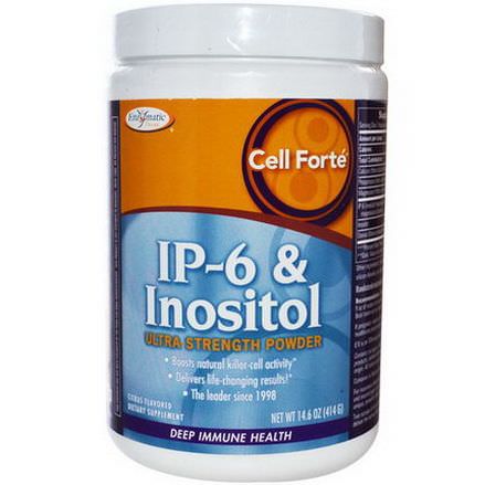 Enzymatic Therapy, Cell Forte, IP-6&Inositol, Ultra Strength Powder, Citrus Flavored 414g