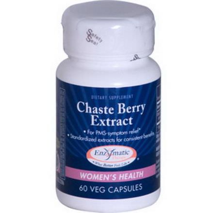 Enzymatic Therapy, Chaste Berry Extract, Women's Health, 60 Veggie Caps