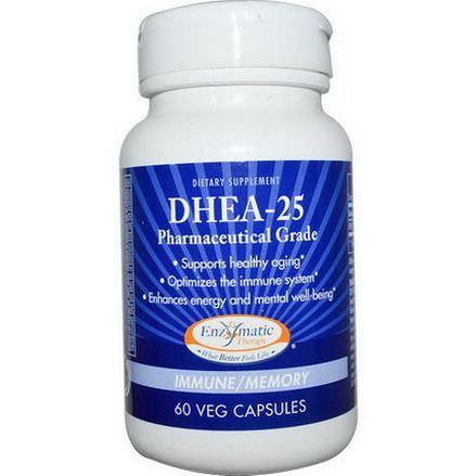 Enzymatic Therapy, DHEA-25, 60 Veggie Caps