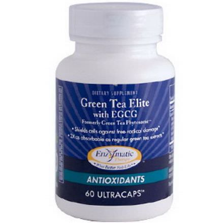 Enzymatic Therapy, Green Tea Elite, with EGCG, 60 Veggie Caps