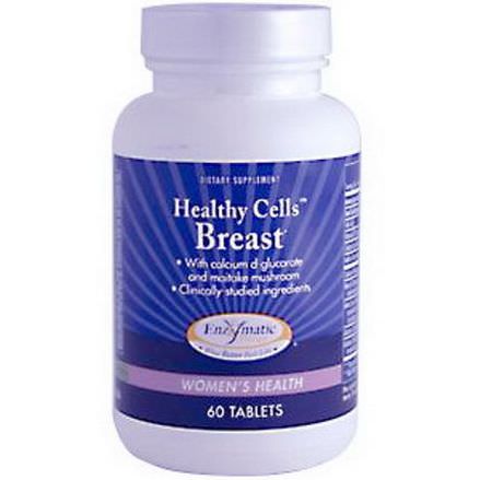 Enzymatic Therapy, Healthy Cells, Breast, Women's Health, 60 Tablets