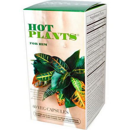 Enzymatic Therapy, Hot Plants, For Him, 60 Veggie Caps