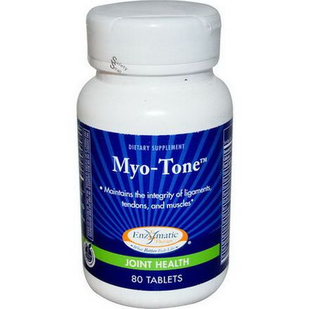 Enzymatic Therapy, Myo-Tone, Joint Health, 80 Tablets