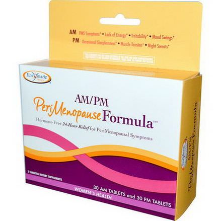 Enzymatic Therapy, PeriMenopause Formula, AM/PM, 60 Tablets