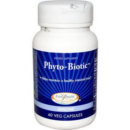 Enzymatic Therapy, Phyto-Biotic, Immune, 60 Veggie Caps