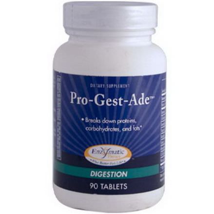 Enzymatic Therapy, Pro-Gest-Ade, Digestion, 90 Tablets